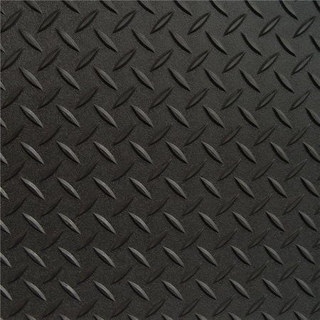 Diamond Deck Diamond Deck 84057 5 x 7.5 ft. Black Textured Motorcycle Mat 84057